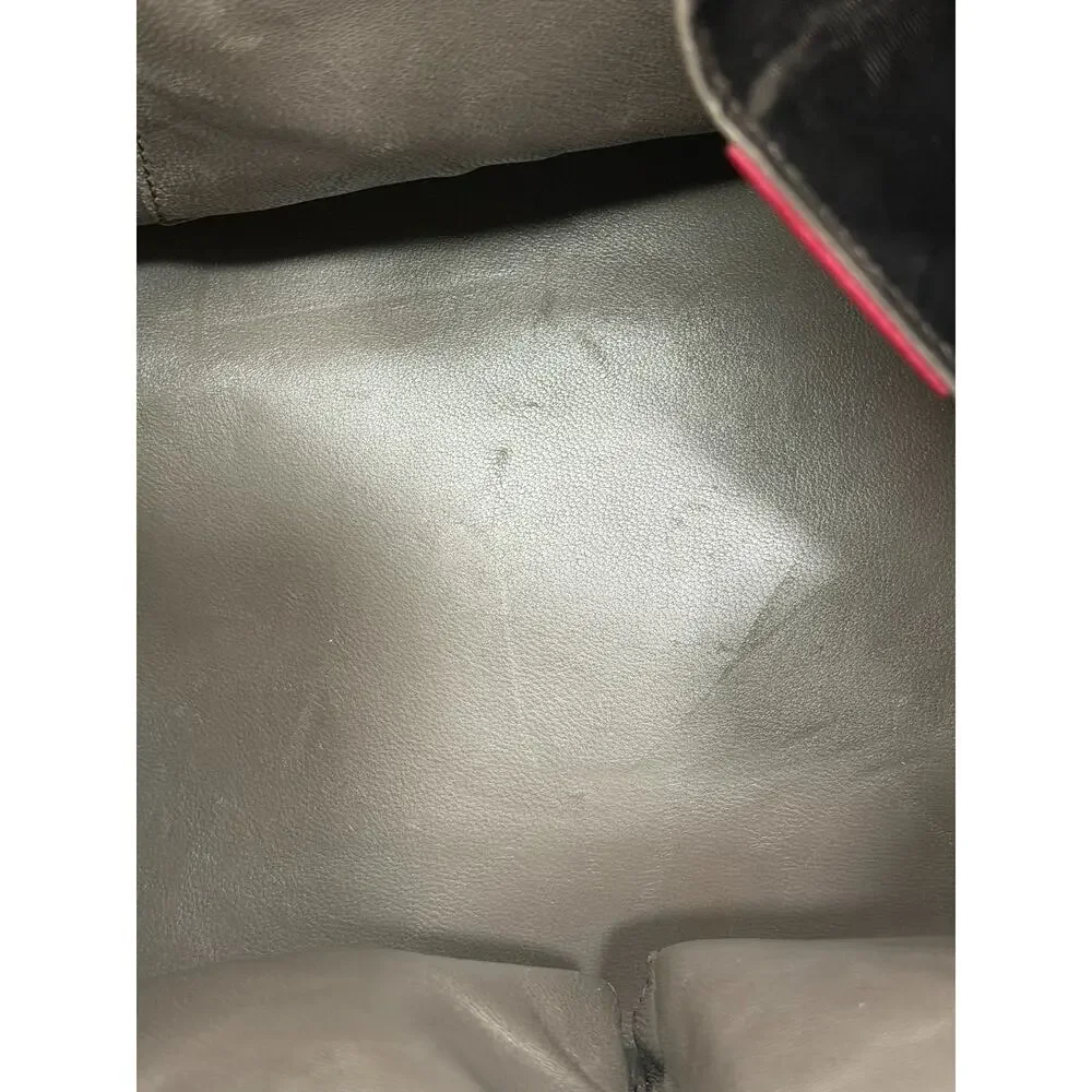 GUCCI Miss Bamboo Pebble Calfskin Bucket Bag